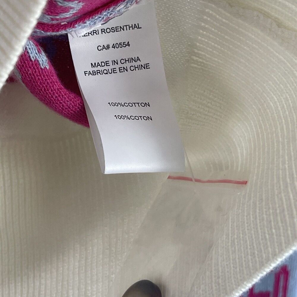 Kerri‎ Rosenthal Liv Cardi Love Actually Sweater Cardigan Oatmilk Women Size L - Picture 6 of 16